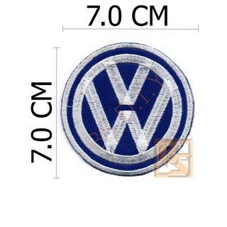 ตัวติดเสื้อ ตัวรีดเสื้อ อาร์ม Armpatch งานปักผ้า Brand Volkswagen โฟล์ค โลโก้