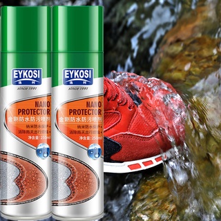 สินค้า สเปรย์กันน้ำ สเปรย์กันน้ำนาโน สเปรย์กันน้ำรองเท้า สเปรย์นาโน eykosi water proofer ใช้กันละอองน้ำและสิ่งสกปรก 250ml