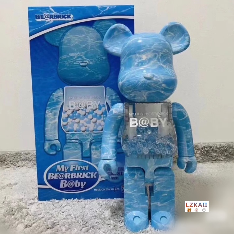 ฟิกเกอร์ Bearbrick 400% × The Starry Night Van Gogh 28 ซม. คุณภาพ