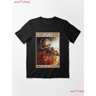 2022 Angriest Guy On Patrol Essential T-Shirt เสื้อยืด ดพิมพ์ลาย ดผ้าเด้ง คอกลม cotton แฟชั่น discount Unisex