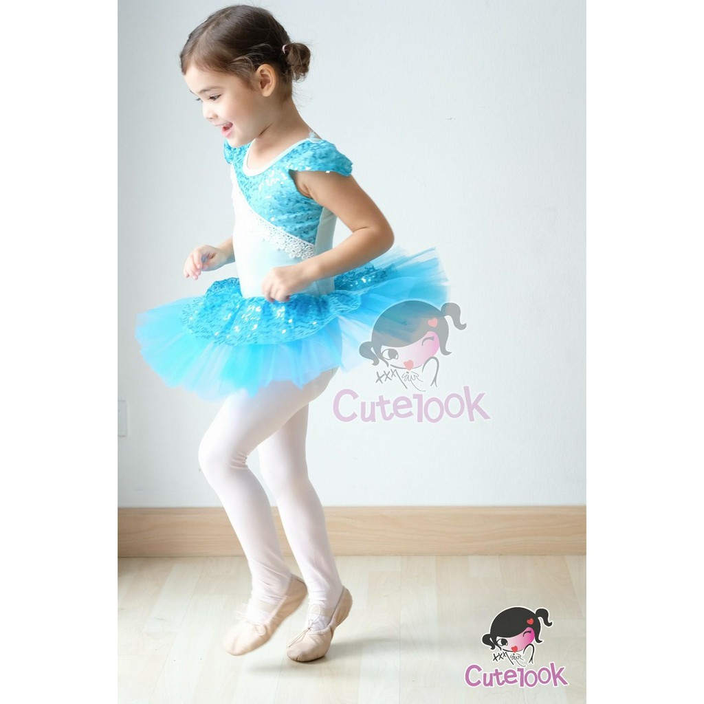 balletชุดบัลเล่ต์เด็ก-by-cutyelook-สีฟ้า-สีชมพู-สีขาว