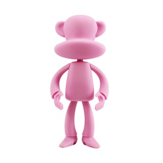 VAF PAUL FRANK DIY Pink Edition Julius Collectible Figure โมเดล ฟิกเกอร์ ตุ๊กตา ระบายสี
