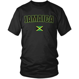 เสื้อยืดโอเวอร์ไซส์เสื้อยืด ลายทีมชาติฟุตบอล Jamaica Pride Kingston ชุดเยือน สําหรับผู้ชาย AMD_JAM_08S-3XL