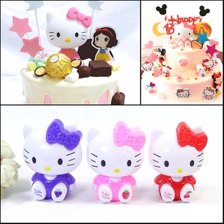 【พร้อมส่ง】ท็อปเปอร์เค้ก ลาย Hello Kitty Melody Happy Birtday สําหรับตกแต่งเค้ก