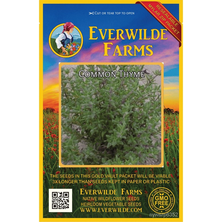 Guaranteed germination rate 1000 Common Thyme Herb Seeds Everwilde