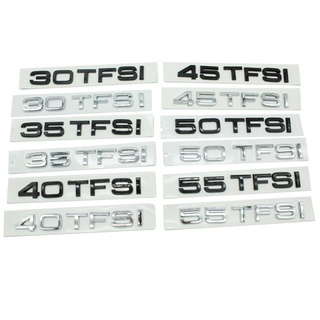 สติกเกอร์ตัวอักษร 30TFSI สีเงิน สีดํา สําหรับ Audi A1 A3 A4 A5 A6 A7 A8 TT 60 35 40 45 50 55 TFSI