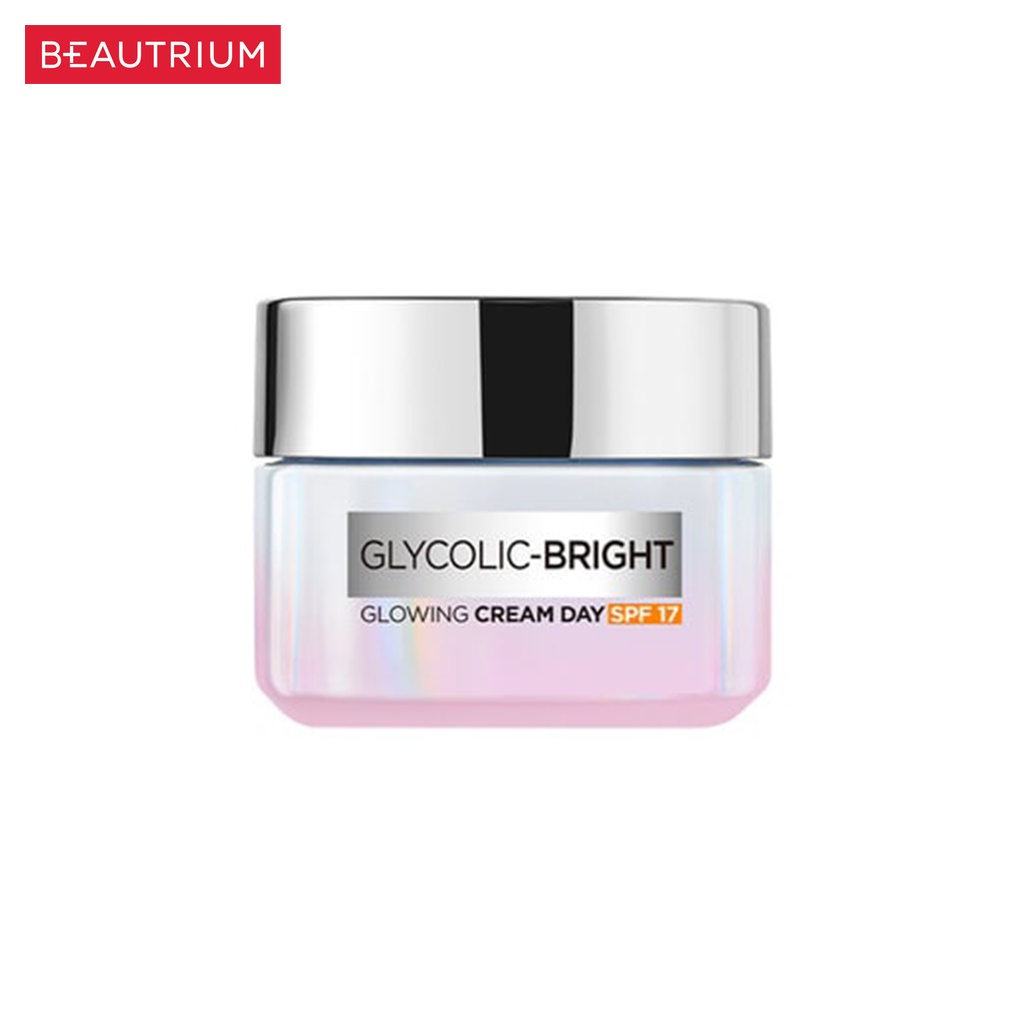 lor-al-paris-glycolic-bright-glowing-cream-day-spf17-ผลิตภัณฑ์บำรุงผิวหน้า-50ml