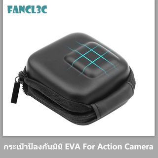 SHOOT กระเป๋ามินิ EVA ป้องกันสำหรับ GoPro ฮีโร่ 9 8 7 6 5 สีดำสีเงินสีขาวกล้องเก็บกล่องสำหรับ Go Pro ฮีโร่ 8 9 อุปกรณ์เสริม