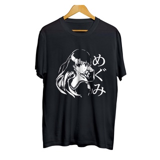 เสื้อยืดใหม่ 2022เสื้อยืดผ้าฝ้าย 100% พิมพ์ลายอนิเมะ KATO MEGUMI LONG HAIR SAENAI HEROINE NO SODATEKATA 30sL XL  XXL 3XL