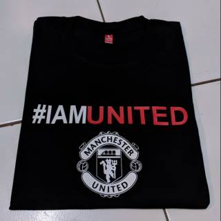 เสื้อยืด พิมพ์ลายปีศาจ IMAm Uniteded Manchester สีแดง