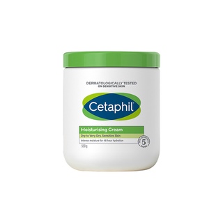 Cetaphil Moisturizing Cream เซตาฟิล มอยส์เจอไรซิ่งครีม (ครีมให้ความชุ่มชื้นสำหรับผิวหน้าและผิวกาย）เพิ่มความชุ่มชื้น 550g