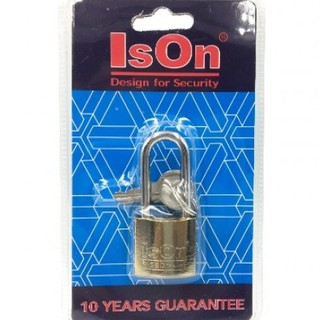 กุญแจสปริงเหล็กสีทอง ISON 32 มม.(งวงยาว)