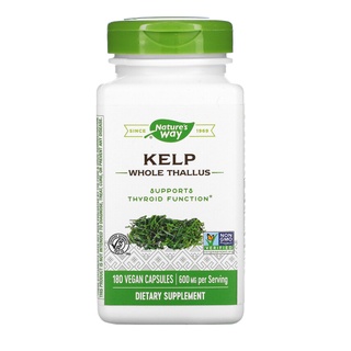 สินค้า Nature\'s Way, Kelp, 660 mg, 180 Capsules