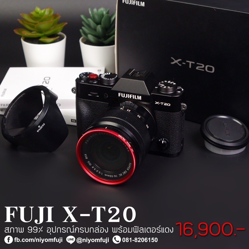 [โค้ดINCJAH15 ลด200฿] FUJI XT20 Lens XC1650mm Blacknoir ดำดุ Shopee