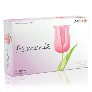 ภาพหน้าปกสินค้าMaxxlife Feminie แม็กซ์ไลฟ์ เฟมินี อาหารเสริม สำหรับผู้หญิง บำรุงสตรี ขนาด 30 แคปซูล 12025 ที่เกี่ยวข้อง