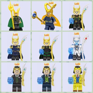 ของเล่นตัวต่อเลโก้ Marvel Iron Man Thunder God loki สําหรับเด็ก