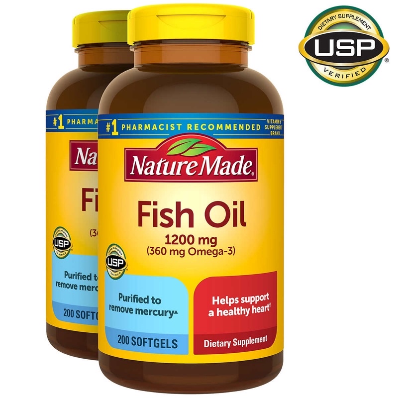 nature-made-fish-oil-1200mg-200-softgels-เนเจอร์-เมด-ฟิชออยล์-1200-มก