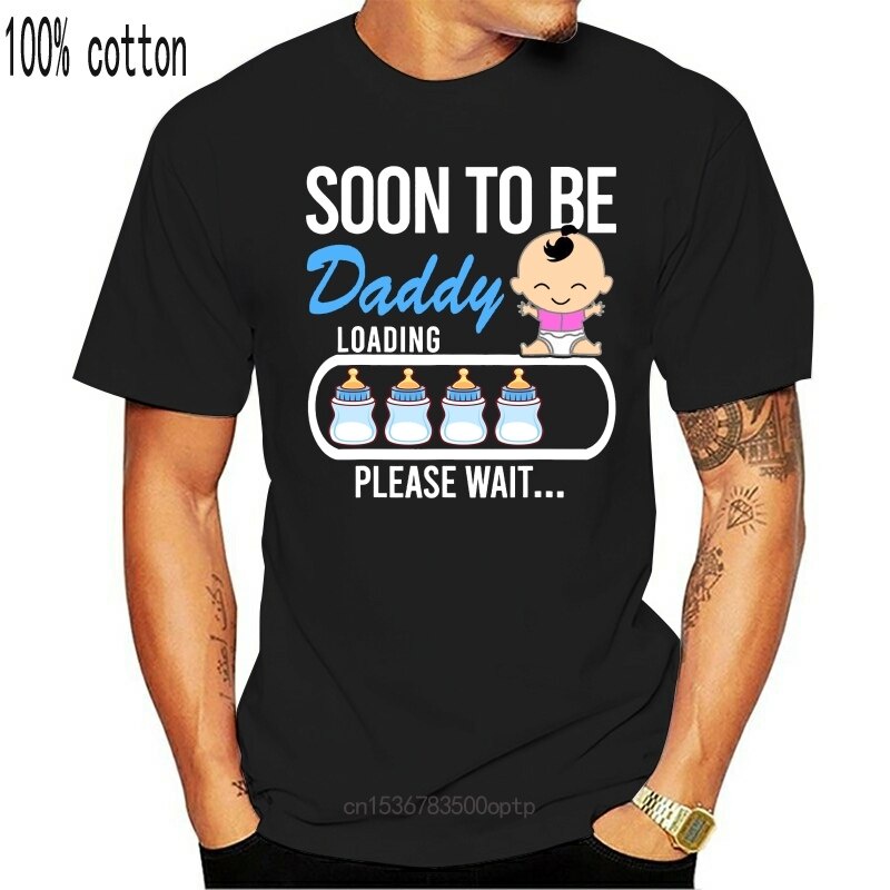 bn3d9we23-เสื้อยืด-ผ้าฝ้าย-พิมพ์ลาย-promoted-to-daddy-est-soon-to-be-dad-husband-สําหรับผู้ชาย-vvb32ew33532