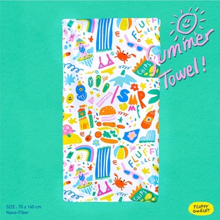 SURF N TURF SUMMER TOWEL