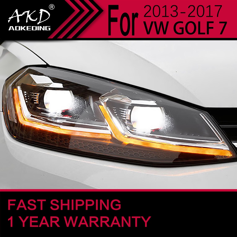 Car Lights for VW Golf7 Golf 7 MK7 Headlight 20132017 Head Lamp Drl