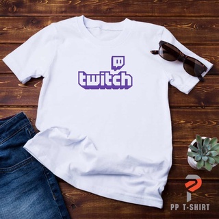 [S-5XL] เสื้อยืด Twitch เนื้อผ้าCotton comb No.30 ดีที่สุดของ Cotton ใส่สบาย สกรีนใหม่ทุกตัว