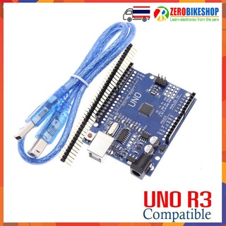 ภาพหน้าปกสินค้า**พร้อมส่ง จากไทย**  Arduino Uno R3 บอร์ดไมโครคอนโทรเลอร์ UNO R3 ATmega328 พร้อมสาย USB by ZEROBIKE ที่เกี่ยวข้อง