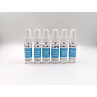 *ฟรี! 30ml 1ขวด* Cleanlab Alcohol Spray Hand Sanitizer แอลกอฮอล์เสปรย์ ใส ขนาดพกพา 30 ml 6 ขวด food grade 100%