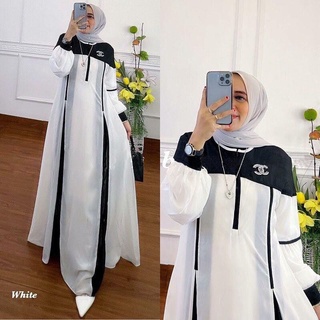 Khadijah Dress Material BABYDOLL FULL Get Gamis (ไม่รวม HIJAB) ซิปด้านหน้า / FRIENDLY ล่าสุด เกมมิส โมเดิร์น ชุดเดรส แฟชั่น สําหรับผู้หญิงมุสลิม