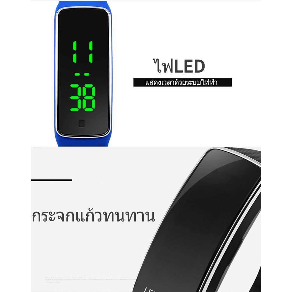 ภาพหน้าปกสินค้านาฬิกาข้อมือแฟชั่นดิจิตอลมีไฟ LED นาฬิกาแฟชั่น ( สินค้าพร้อมส่ง ) สายซิลิโคน สินค้าใหม่คุณภาพ 100% จากร้าน easydy บน Shopee