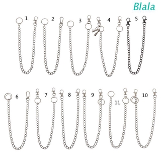 สินค้า Blala เข็มขัดโซ่กระเป๋าสตางค์สไตล์พังก์ 16 นิ้วพร้อมพวงกุญแจสําหรับกางเกงยีนส์