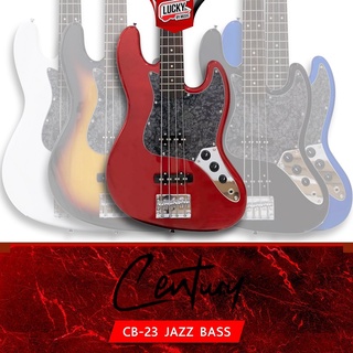 (พร้อมส่ง!💥) เบสไฟฟ้า Century เบส CB-23 / Magna ขนาด 4 สาย ทรง JAZZ BASS  ฟรี กระเป๋าเบส / สายแจ๊ค / ปิ๊ก Fender4อัน