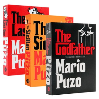 A Book* The Godfather Mario Puzo 3 books set English book หนังสือภาษาอังกฤษ 3 เล่ม