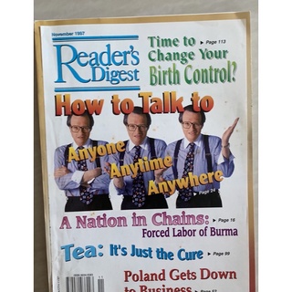 Reader’s Digest มือ 2 สภาพดี November 1997