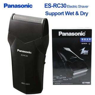 ⭐ขายดี⭐  Panasonic ES-RC30 เครื่องโกนหนวดไฟฟ้า ด้ามจับตามหลักสรีรศาสตร์ ชาร์จไฟได้ สําหรับผู้ชาย