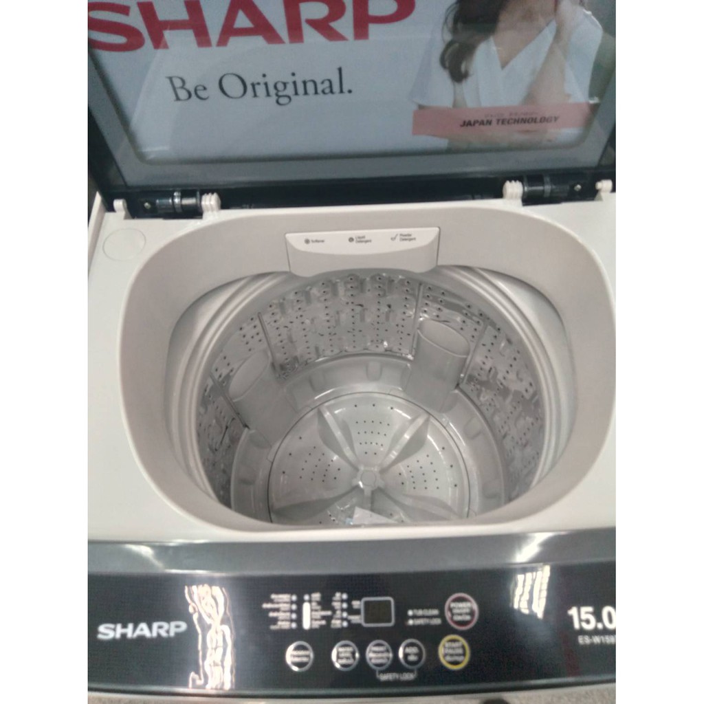 เครื่องซักผ้าฝาบน-sharp-15-kg-รุ่น-es-w159t-sl