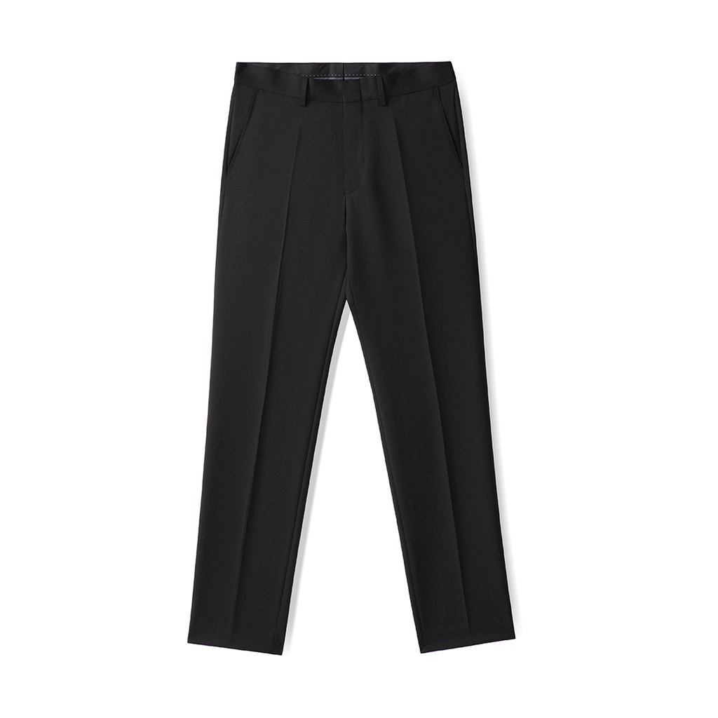 ภาพหน้าปกสินค้าGQ Essential Pants กางเกงผู้ชายทรงปกติ รุ่น TR Tailored Fit สีดำ จากร้าน gqsize บน Shopee