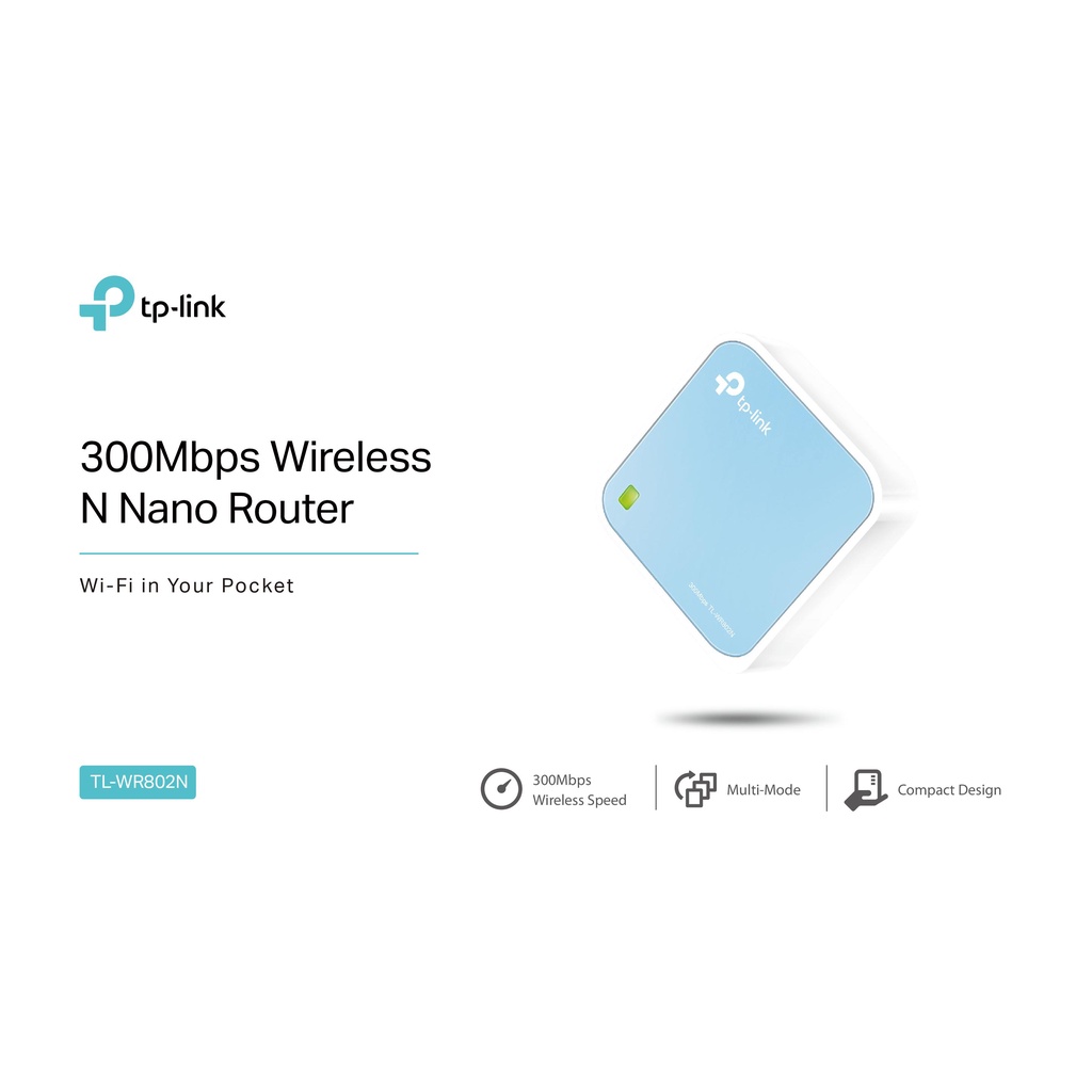 router-tp-link-tl-wr802n-wireless-n300-nano-ของแท้รับประกันตลอดอายุการใช้งาน