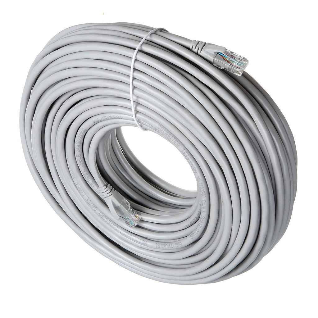 cable-lan-cat-6-30-m-สายแลน-อินเตอร์เน็ต-สายกลมสีขาว