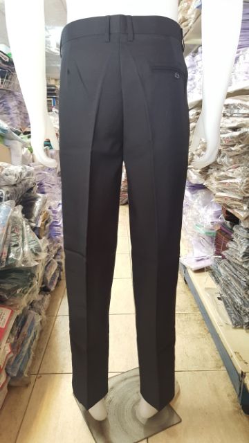 ภาพสินค้ากางเกงทำงาน สีดำ-กรม เอว 28-50 กางเกงสแลคชาย กางเกงทรงสุภาพ กางเกงนักศึกษา จากร้าน fabricwarehouse บน Shopee ภาพที่ 1