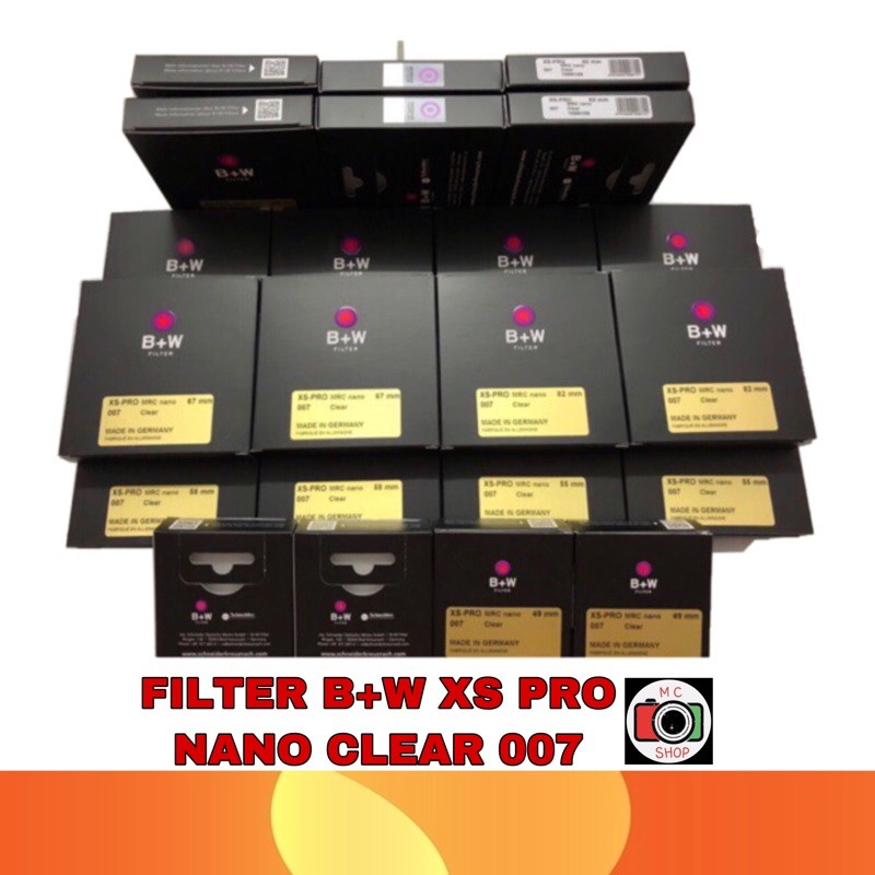 ภาพหน้าปกสินค้าFILTER B+W MASTER MRC NANO CLEAR 007/UV 010 ขนาด 39-112mm 100%
