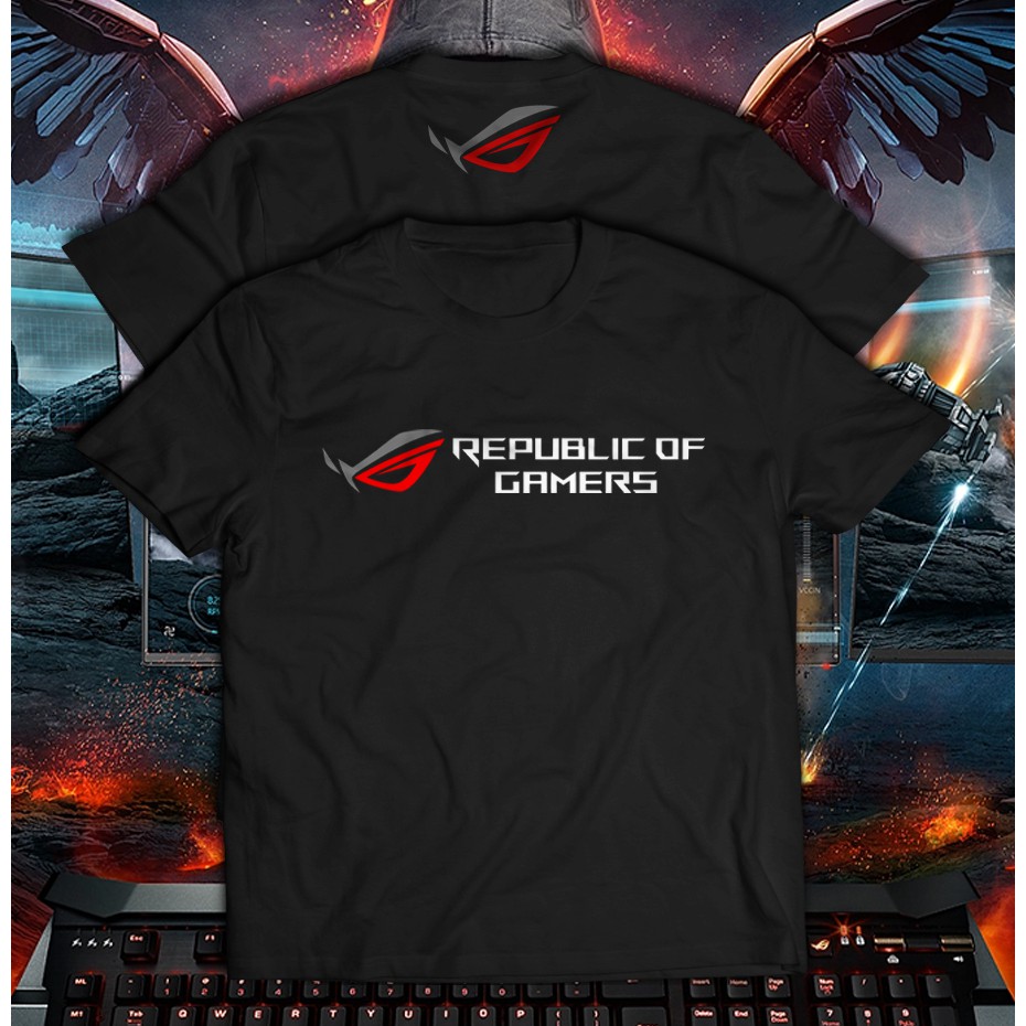 เสื้อยืดชาย - อัสซุส ROG สาธารณรัฐของนักเล่นเกมเสื้อยืด - คุณภาพการ ...
