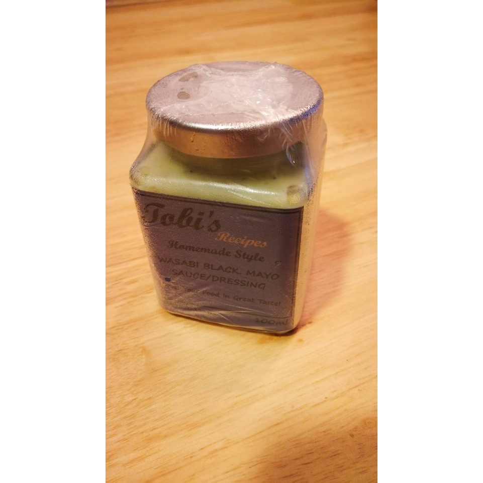 ซอสวาซาบิ Wasabi Black Mayo Sauce / Tobi's Recipes 100ml Shopee Thailand