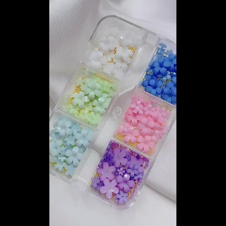 buakao-diy-3d-ลูกปัดโลหะ-รูปกลีบดอกไม้-6-ช่อง-คละสี-สําหรับตกแต่งเล็บ-nail-kits
