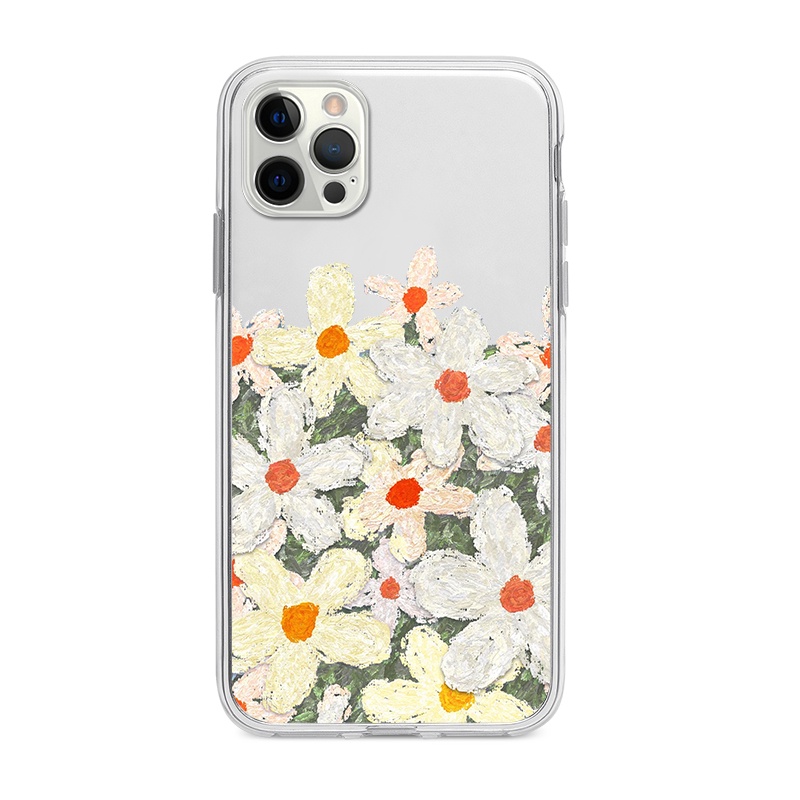ins-hyuna-style-iphone-13-pro-max-protective-cover-colorful-daisy-oil-painting-iphone11-12-pro-transparent-all-inclusive-soft-case-se-2020-xr-xmax-soft-edge-anti-fall-protective-cover