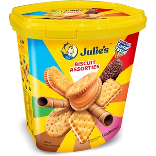 Julies Biscuits Assorted 530g จูลี่ส์ บิสกิต คละแบบ