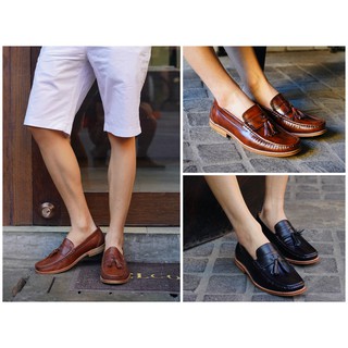 ภาพหน้าปกสินค้ารองเท้าหนังแท้ HOLM รุ่น Bronx Tassel Loafers no.106 ที่เกี่ยวข้อง