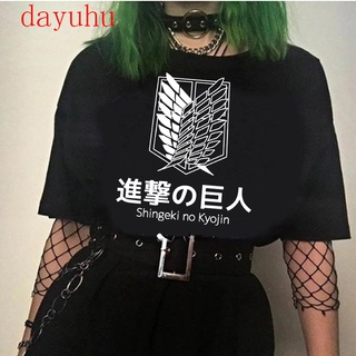 Kawaii Attack on Titan Shingeki No Kyojin T-shirt Women Cute Anime Tshirt Unisex Cool Hip Hop T Shirt Streetwear Top