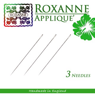 เข็มสอย เข็มแอพพริเค Made in England ของ Roxanne Applique Needles แบ่งขาย 3 เล่ม (รหัส Roxanne0002_1)