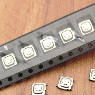 Push Switch SMD สวิตซ์ 4ขา 5.2x5.2x1.5 mm 5 ชิ้น