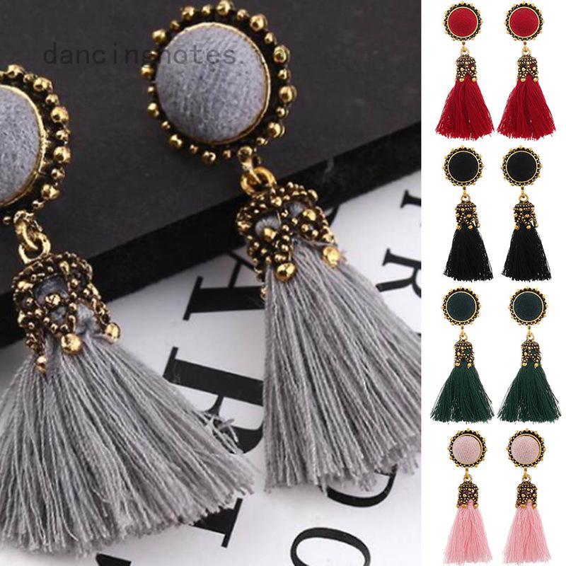 Fashion Retro Bohemia Style Earrings Tassel Earrings Ladies Wedding Earrings